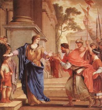勞倫特 德 拉 海爾 Cornelia Refusses the Crown of the Ptolomai